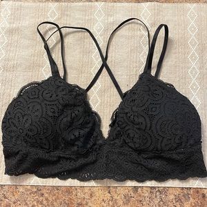 Aerie Double Strap with Criss Cross Bralette